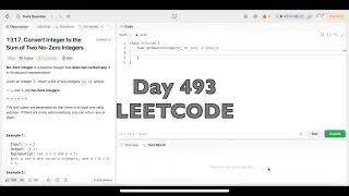 Day 493: LeetCode Problem 1317. Convert Integer to the Sum of Two No Zero Integers - Swift