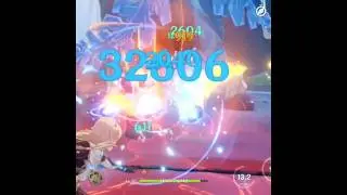Hydro traveler DMG Showcase  Lvl1 talent 