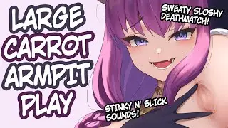 [ASMR]Giving This Carrot a Lotion Massage [Stimulating][Squishy]