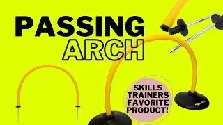 Passing Arc WITH removable spike! Aka can be used on grass or on turf with our turf bases
