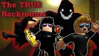 Escaping the BACKROOMS in ROBLOX!
