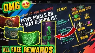 Free Character,Emote,Gloo wall Skin, Loot box FFWS FINALS Event Rewards