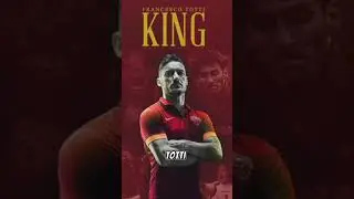 Francesco Totti sang Pangeran Roma #legendasepakbola #sepakbola #asroma #francescototti #totti