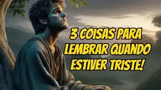3 coisas para lembrar quando estiver triste!