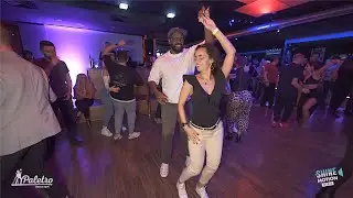 Ramon Brito & Zornitsa Markova - Bachata Social Dance | Paletro & Abayomi Christmas Party Time