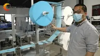 Introduction to 3ply Nonwoven Mask Making Machine 120-130pcs/min