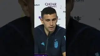 Conferencia de prensa de Emiliano "Dibu" Martínez