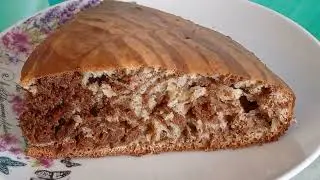 Пирог Зебра на сметане
