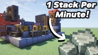 This Andesite Alloy Farm is TOO Fast! | Create Mod Tutorial