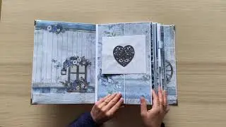 Album Mariage Blue land de Stamperia