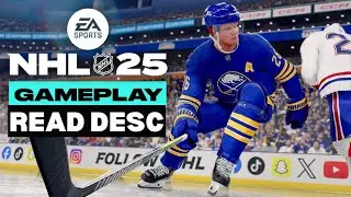 NHL 25 Gameplay Trailer LIVE! (READ DESC)