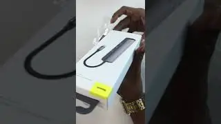Unboxing Baseus Mechanical Eye 6 in 1 Type C HUB Docking Station Deep Grey | AMR TROLLING ।