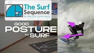 Concepts of a good and effective postures for surfing.