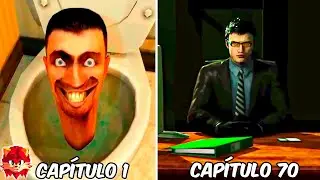 TODA la HISTORIA de SKIBIDI TOILET en ESPAÑOL 1-70 | TODOS LOS CAPITULOS DE SKIBIDI TOILET ESPAÑOL