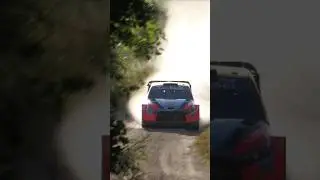 Andreas Mikkelsen Flat Out #RallyPoland #Rally1 #WRC #Hyundai #Rally #Rallycar #Rallying #Shorts