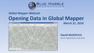 Opening Data in Global Mapper