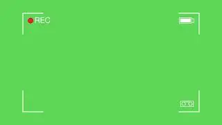 Green Screen Effect - Cam Corder - Recording [4K] - VHS 100% Battery | Background Effect