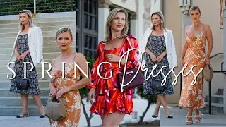 ELEGANT AND CLASSY DRESSES FOR SPRING! 5 beautiful and versatile outfits wearing dresses
