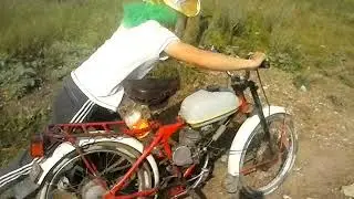 чудо-мопед рига 13 заводим мопед за 2 секунды