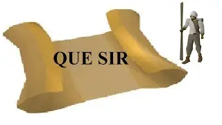 OSRS Anagram Clue | QUE SIR | Challenge Scroll Answer | Quick