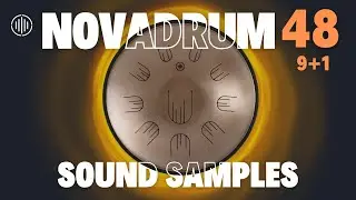 Novadrum 48 9+1 Sound Samples | Steel Tongue Drum | Handpan