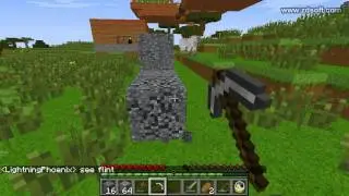 Minecraft - How to get flint easily
