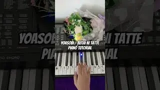 YOASOBI - 舞台に立って Piano Tutorial #notpianika #notangka #pianotutorial #yoasobi