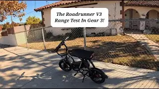 Emove RoadRunner V3 Range Test In Gear 3!