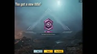 I Achieve New Title in PUBG MOBILE #shorts