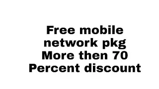 all network more then 50 percent discount in all network pkg