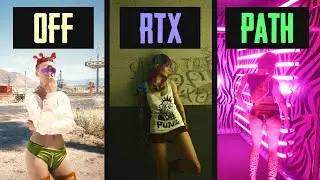 Cyberpunk 2077 Ray Tracing OFF vs ON vs Overdrive (Path Tracing)