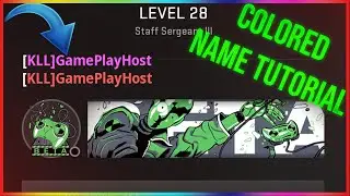 *NEW*ANY PLATFORM COLORED NAME GLITCH! EASY GLITCH MW2