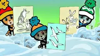 Котяткины друзья - Кто же в Арктике живёт? | Мультфильм для малышей