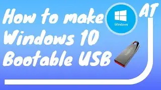 How to make Bootable Windows 10 USB for the latest version | Make USB to clean install Windows 10.