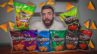 COMIENDO los DORITOS MÁS RAROS que EXISTEN en ESTADOS UNIDOS *no esperaba esto...*