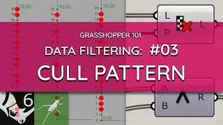 Grasshopper 101: Data Filtering | #03 Cull Pattern