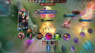 Domination level: Yu Zhong with 18 kills 💀🔥| OP Build 🔥 | Mobilelegendsbangbang | mova legends 