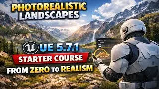 Photorealistic Landscape Starter Course in Unreal Engine 5.7.1 | Beginner to Pro UE5 Tutorial