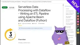 Serverless Data Processing with Dataflow - Writing an ETL Pipeline using Apache Beam and Dataflow PY