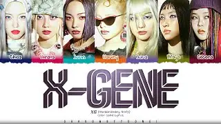 XG 'X-GENE' Lyrics [Color Coded_Eng] | ShadowByYoongi