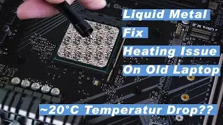 5$ Liquid Metal Thermal Conductive Paste 128W/mK | Dose It Work On Laptop ?