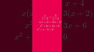 💯 Solving Fraction Quadratic Equations | Solving Equations involving Fractions