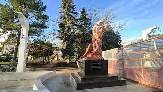 Евпатория 2024. Самый лучший сквер города. Реконструкция сквера  Ашика Умера практически завершена.