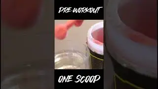 Only 1 Scoop... #preworkout