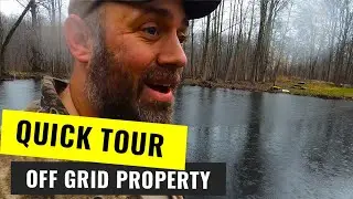 A Quick Tour of the Front 5 at our Off Grid Property