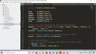 pemograman web CRUD native - create dan read