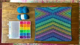 Beaded Bliss Mat Part 2- Crochet with Pony Beads!  Great for craft fairs