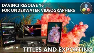 DaVinci Resolve for Underwater Videographers: Part IIIb – Titles and Exporting