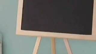 Double sided blackboard