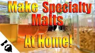 How to Malt Barley & Toast 5 Specialty Malts! Brown Malt, Munich, Caramel, Crystal,  Chocolate Malt!